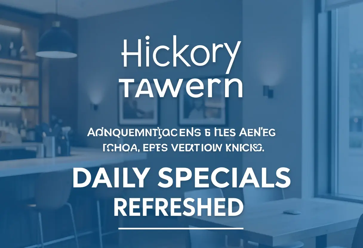 Hickory Tavern Announces New Daily Specials and Refreshed Entertainment Calendar