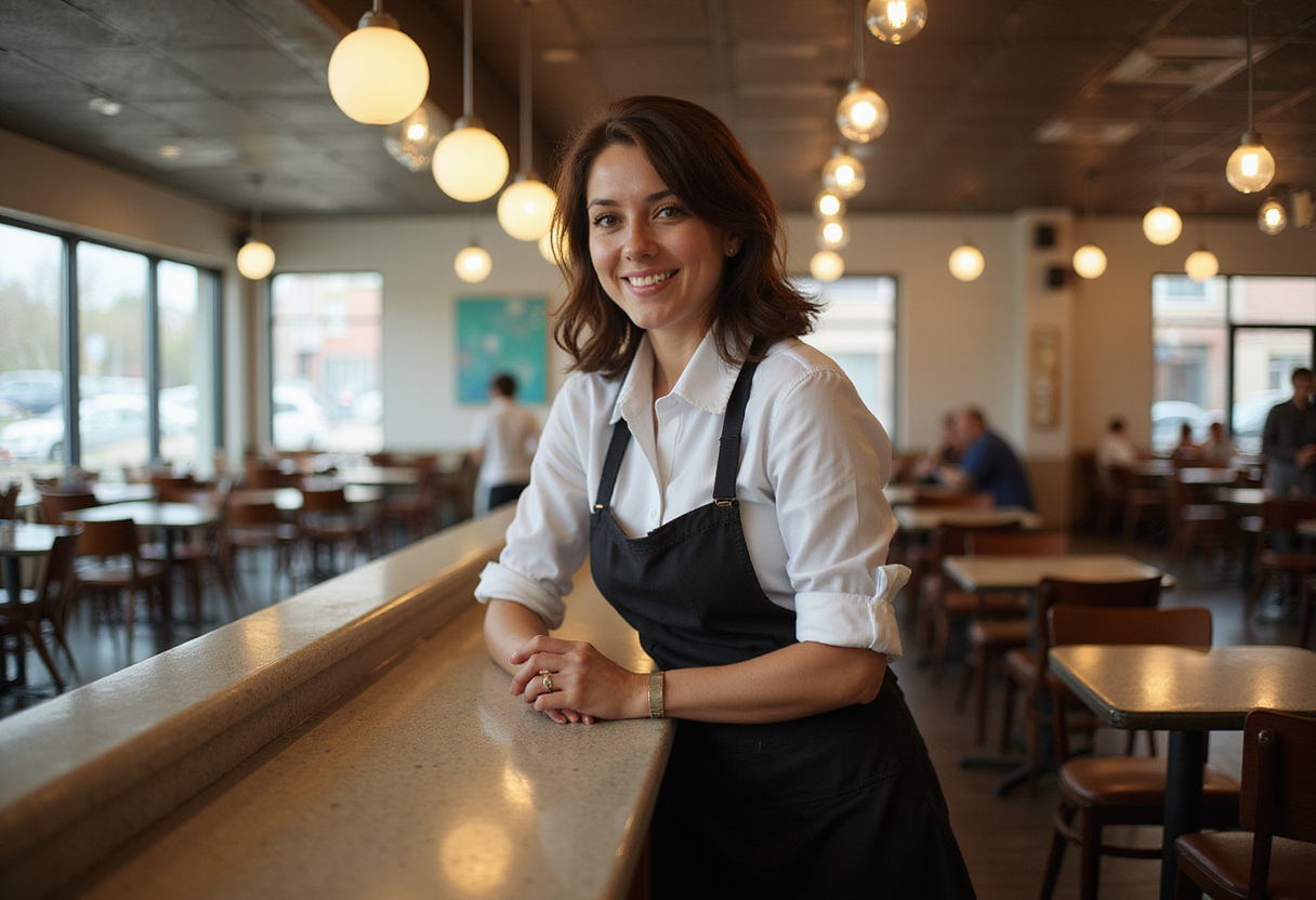 In the 1980s, Kelli Valade worked as a diner waitress at 16; decades later, she became Denny's CEO and wel - The Economi